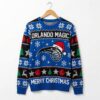 Orlando Magic Ugly Christmas Sweater – Merry Christmas Star & Deer For Real NBA Fans