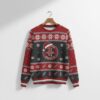 Houston Rockets Ugly Christmas Sweater – NBA Rocket Ship Holiday Jumper Red & Black Snowflake Fan Gear