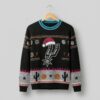 San Antonio Spurs Ugly Christmas Sweater – Fiesta Retro Holiday Jumper Black Cactus Theme Fan Apparel NBA