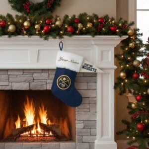 Denver Nuggets 2025 NBA Christmas Stocking – Personalized Mile High City Holiday Sock