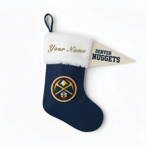 Denver Nuggets 2025 NBA Christmas Stocking – Personalized Mile High City Holiday Sock