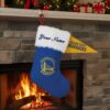 Golden State Warriors 2025 NBA Christmas Stocking – Personalized Dub Nation Holiday Sock
