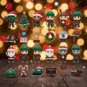 Minnesota Wild Advent Calendar 2025 – “Let’s Go Wild!” Holiday Forest Theme NHL Fan Collectible Set