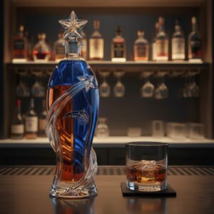 Orlando Magic Crystal Decanter - Elegant Shooting Star NBA Tribute