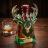 Milwaukee Bucks Whiskey Bottle - NBA Champions Deer Antlers Decanter
