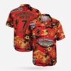 Manchester United Hawaiian Shirt - Old Trafford Red Devil Tropical Print