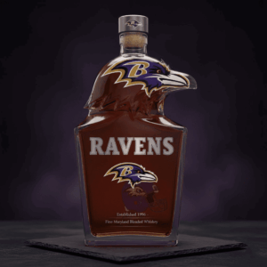 Baltimore Ravens Whiskey Bottle - Collector's Edition Decanter Set