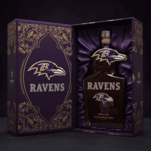 Baltimore Ravens Whiskey Bottle - Collector's Edition Decanter Set