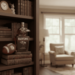 Baltimore Ravens Whiskey Bottle - Collector's Edition Decanter Set