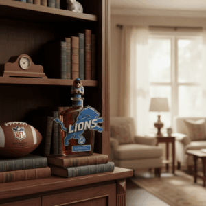 Detroit Lions Whiskey Bottle - NFL Football Fan Collectible Decanter