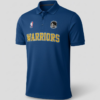 Golden State Warriors NBA Polo Shirt - Men's Royal Blue Official Licensed Team Gear