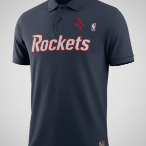 Houston Rockets Polo Shirt - Navy Blue Official NBA Fanatics Apparel