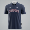 NBA LA Clippers Polo Shirt - Men's Navy Blue Official Fan Apparel