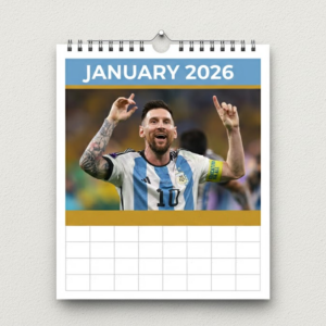 A Year Of Messi 2026 Calendar - Official Fan Wall Planner