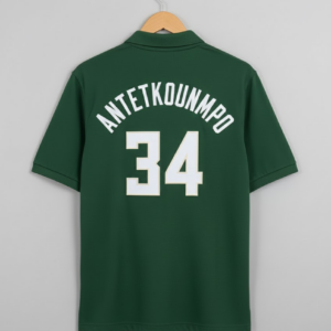 Milwaukee Bucks Green Polo Shirt - NBA Fan Gear Short Sleeve Collared Polo