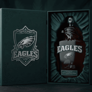 Philadelphia Eagles Whiskey Bottle - Eagle Head NFL Fan Collectible Decanter