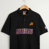 Phoenix Suns NBA Polo Shirt - Official Black Embroidered Fan Apparel