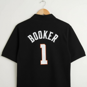 Phoenix Suns NBA Polo Shirt - Official Black Embroidered Fan Apparel