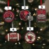 Arizona Cardinals Christmas Ornaments - NFL Football Team Holiday Decor Set
