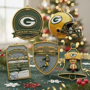 Green Bay Packers Christmas Ornaments - Official NFL Team Collectible Decorations