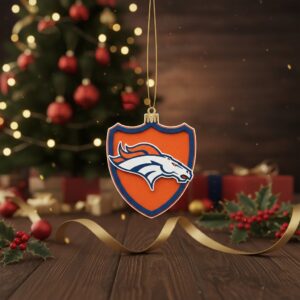 Denver Broncos Christmas Ornaments - NFL Football Fan Holiday Tree Decor Collection