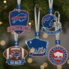Buffalo Bills Christmas Ornaments - 5-Piece NFL Football Fan Gift Set