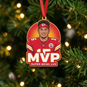 Kansas City Chiefs Christmas Ornaments - NFL Player Stadium Trophy Decorations