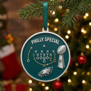 Philadelphia Eagles Christmas Ornaments - Premium Collectible NFL Football Fan Decor