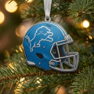 Detroit Lions Christmas Ornaments - Festive Holiday Decorations Set