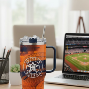 Houston Astros Stanley Tumbler - MLB Baseball Team Fan Gear Mug