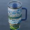 Los Angeles Dodgers Tumbler - City Stadium Design with Handle and Straw