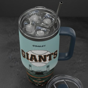 San Francisco Giants Stanley Tumbler - Baseball Field Stadium Design Mug with Straw