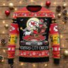 Kansas City Chiefs Nightmare Before Christmas Sweater - NFL Jack Skellington Holiday Ugly Sweater
