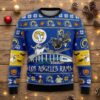 Los Angeles Rams Nightmare Before Christmas Sweater - NFL Ugly Christmas Holiday Jumper