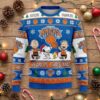 New York Knicks Peanuts Christmas Sweater - Snoopy Charlie Brown NBA Ugly Holiday Sweater