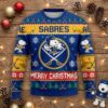 Buffalo Sabres Snoopy Ugly Christmas Sweater - NHL Peanuts Holiday Hockey Fan Jumper