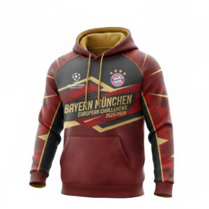 Bayern München Custom Hoodie - 3D All-Over Print Champions League Fan Sportswear