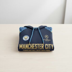 Manchester City Champions League Hoodie - 3D Print Cityzens Pullover Sweatshirt