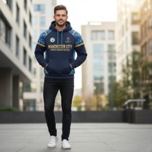 Manchester City Champions League Hoodie - 3D Print Cityzens Pullover Sweatshirt