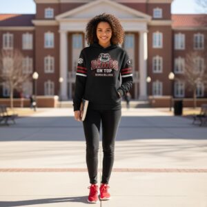 Georgia Bulldogs Dawgs On Top Hoodie - NCAA Football Fan Pullover Sweatshirt