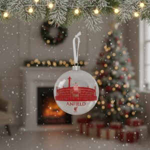 Liverpool Football Club Christmas Ornaments - Set of 5 Assorted Holiday Decorations