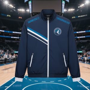 Minnesota Timberwolves Jacket - NBA Fan Apparel Full-Zip Track Jacket