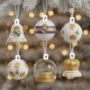 Real Madrid Christmas Ornament Set - Assorted Holiday Decorations for Football Fans