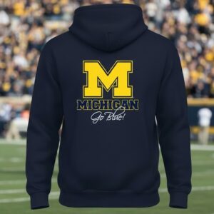 Sherrone Moore Michigan Wolverines Hoodie - Vintage Style Football Coach Tribute, Go Blue Fan Sweatshirt