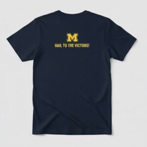 Sherrone Moore Michigan Wolverines Shirt - Hail to the Victors Head Coach Graphic Tee