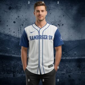 Hamburger SV Baseball Jersey - Custom Pinstripe Football Fan Sportswear