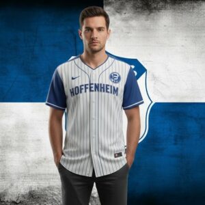 TSG 1899 Hoffenheim Baseball Jersey - Custom Andrej Kramarić #27 Pinstripe Fan Shirt