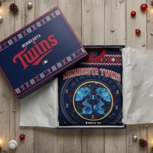 Minnesota Twins Ugly Christmas Sweater - Gemini Zodiac Sign MLB Holiday Jumper