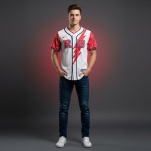 RB Leipzig Timo Werner Baseball Jersey - Custom Lightning Bolt Design Soccer Fan Apparel