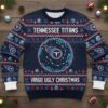 Tennessee Titans Virgo Ugly Christmas Sweater - NFL Football Astrology Zodiac Themed Holiday Gift